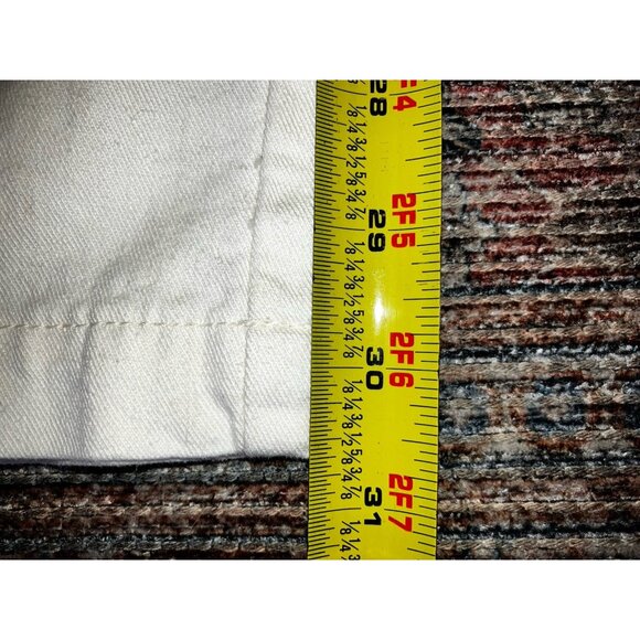 THE GREAT - The Sculpted Trouser Natural Hemp High Rise Wide Leg Cream Size 29 - Picture 8 of 11